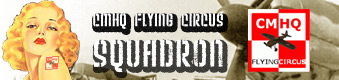 Strona wirtualnego dywizjonu CMHQ Flying Circus Squadron.