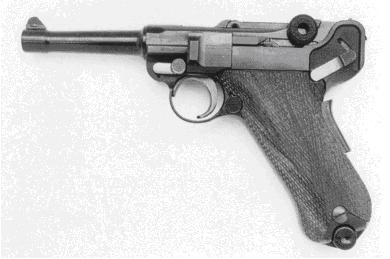 P 08 - lufa dugoci 102 mm (Heerespistole) - model pniejszy z bezpiecznikiem chwytowym
