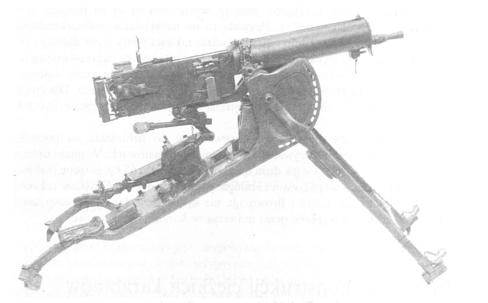 Ciki karabin maszynowy MG 08 (na podstawie saneczkowej)